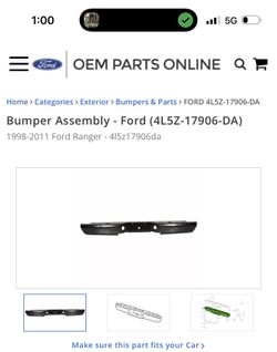 1(contact info removed) - Rear Bumper Ford Ranger OEM