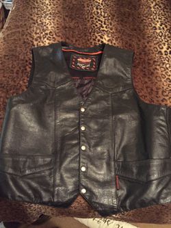 Interstate leather vest 3x