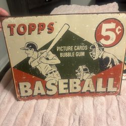 Vintage tin sign