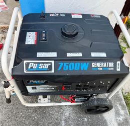 Pulsar PG7500 Portable Gas Generator - 7500W Peak / 6000W Rated (Excellent Condition)