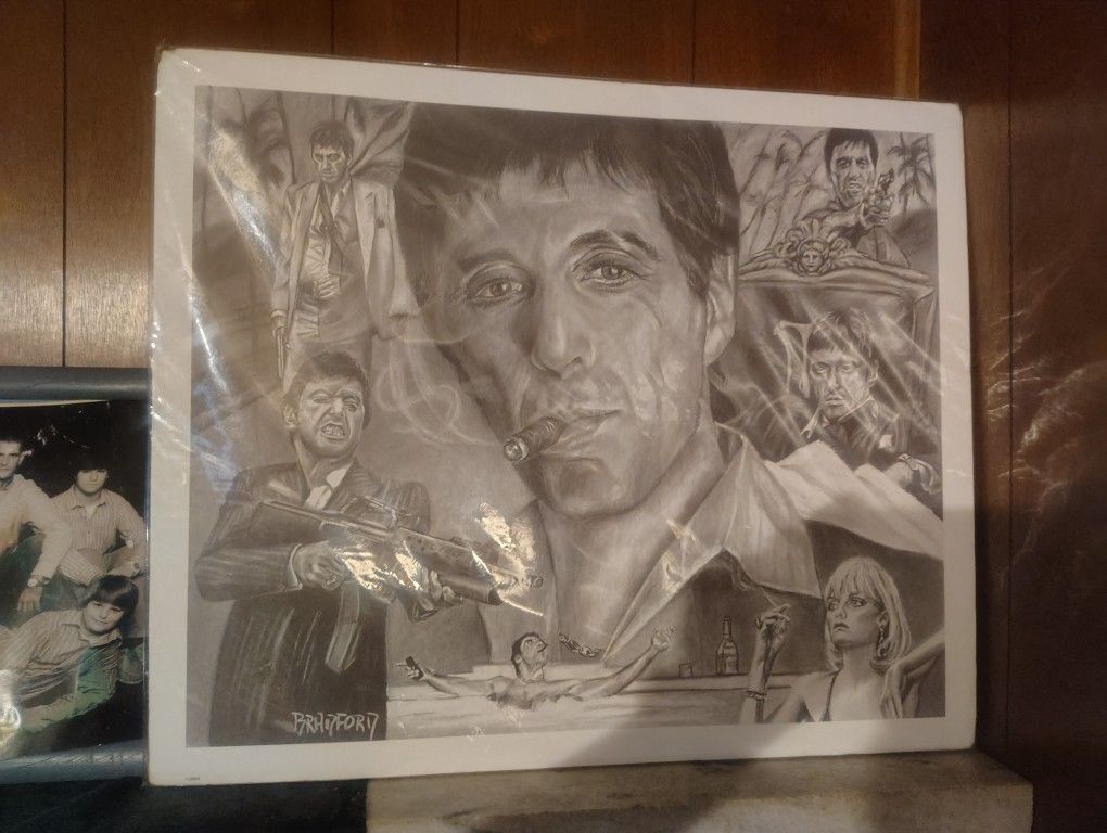 Lot Of 4 Classic Scarface Charcoal
