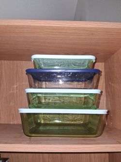 Vintage Pyrex Clear Set