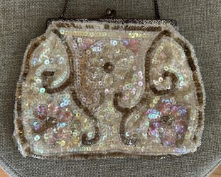 Vintage Sequenced Purse-made In France