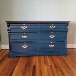 Vintage Blue Dresser 