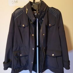 Michael Kors Women's Black Rain Jacket Size XXL (0315)