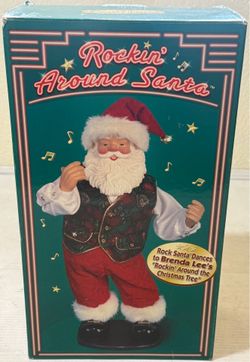 Christmas Rockin Around Santa Dancing to Brenda Lee's "Rockin Around " Ed 3