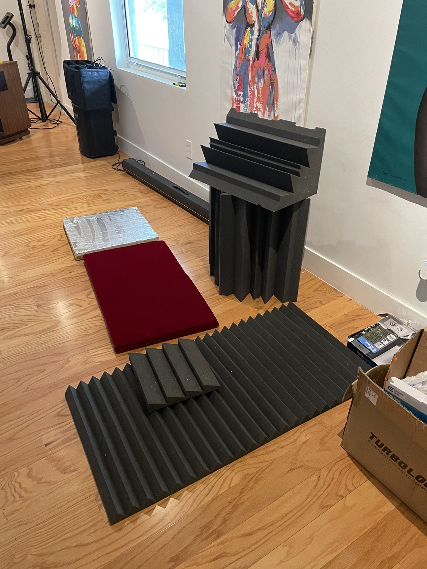 Misc 3 Auralex Bass Traps, Acoustic Panels And Foam Studio