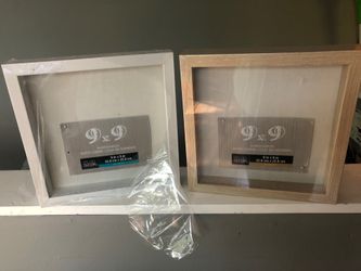 Two 9 by 9 shadow boxes brand new
