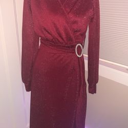 Women Christmas Dress Red Prom