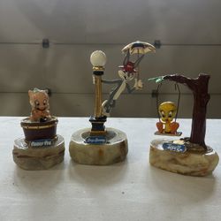 Signed Ron Lee Loony Toons Enamel Figures