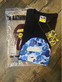 Bape blue t shirts READ DESCRIPTION ‼️