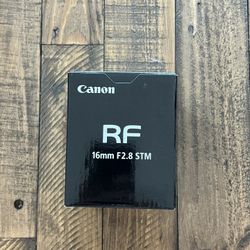 Canon RF 16mm 2.8 