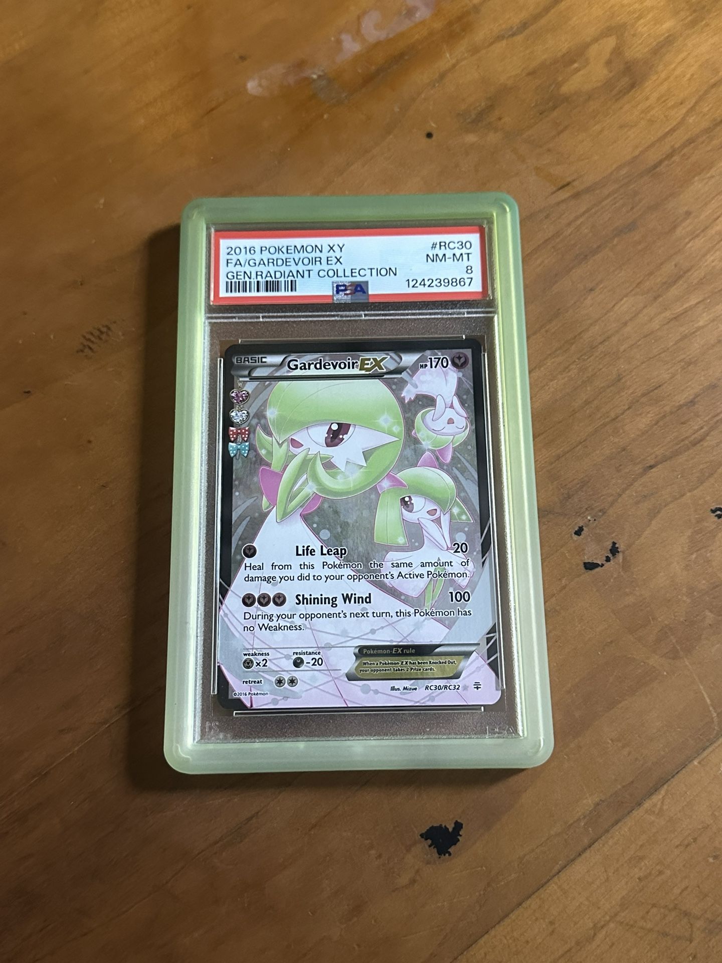 Pokémon Gardevoir EX PSA 8
