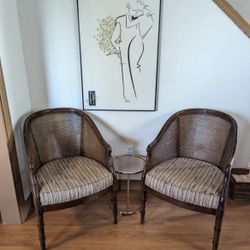 Hollywood Regency Chairs 