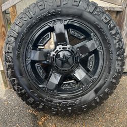 Nitto Ridge Grappler LT285/65R18  And XD Rockstar II Matte Black Wheel