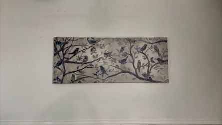 Birds on Branches Canvas Wall Art
