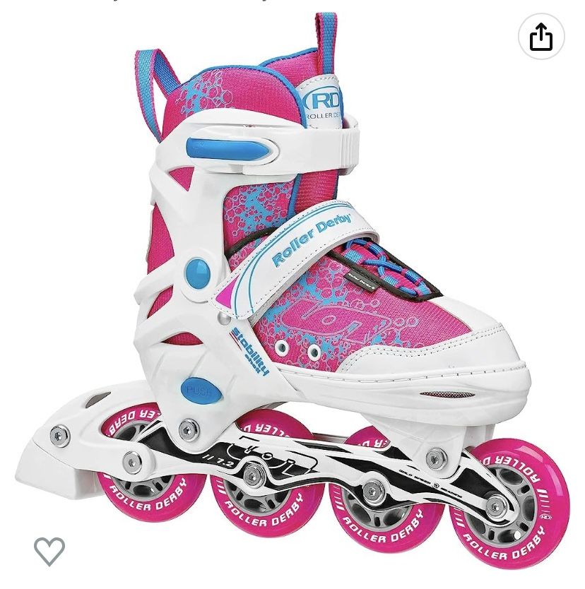 Roller Derby ION 7.2 Girls Adjustable Inline Skates