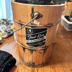 Antique Frost King Ice Cream Maker