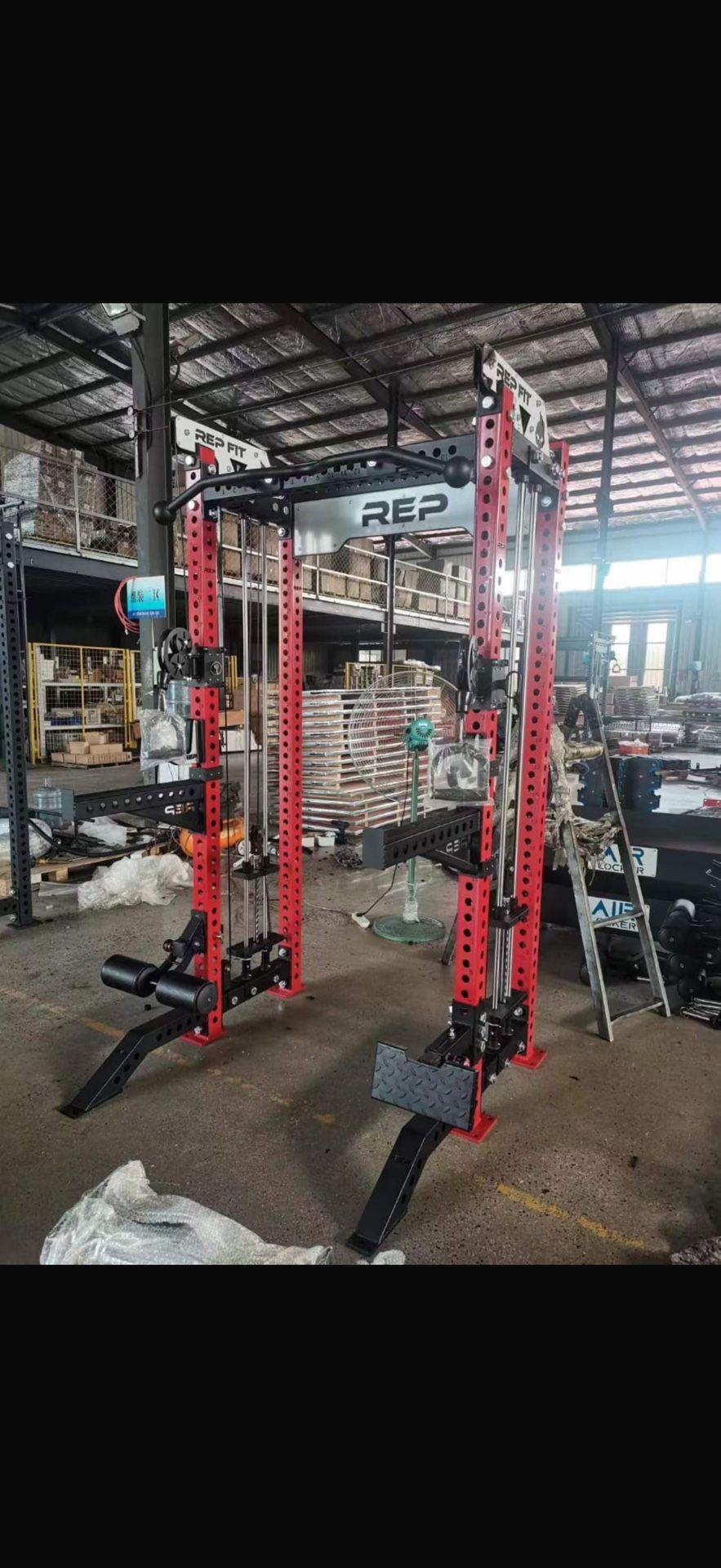 Half Rack + Functional Trainer With 200lb Stacks