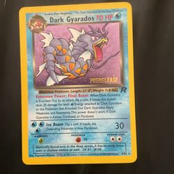 Dark Garados Pokémon Prerelease