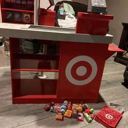 Target check lane checkout counter
