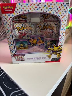 Alakazam Ex collection 151 box.