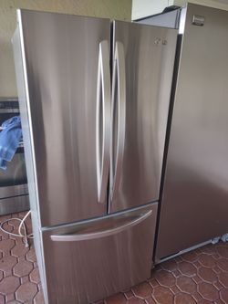 LG stainless steel refrigerator
