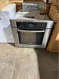 30” Bosch single wall oven with convection