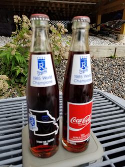 1985 Coca-Cola Kansas city royal world series full bottle unopened