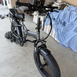 Aostirmotor Folding Bike 20” Fat Tire 750W 48V 12.5Ah – Needs Repair