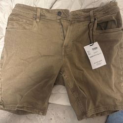 Paper denim and cloth shorts ( relaxed short wear)