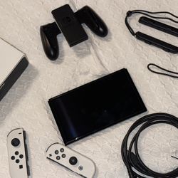 Nintendo- Switch- OLED Model W/ White Joy-Con