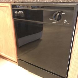 Black GE 24in dishwasher