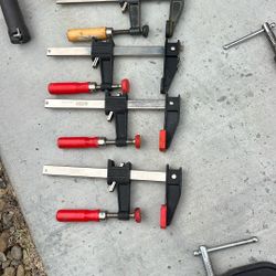 Four.    7 inch clamps.