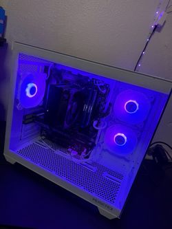 Gaming PC – RTX 5070 12GB + Ryzen 7 5800X – 16GB RAM – RGB White Build