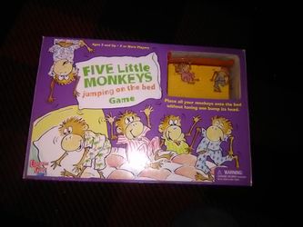 Five little monkeys board game