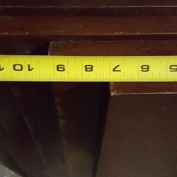 Cherry wood shelves
