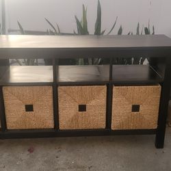 Ikea Hemnes Console Table Black