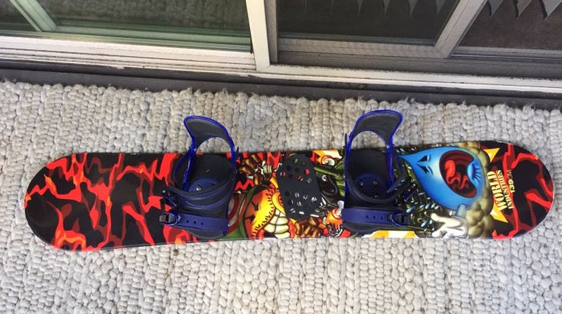 World industries snowboard beginner wet Willy flame boy 139 cm