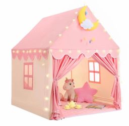 Girls indoor play tent