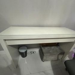 Desk/ Makeup Table (Glass Top)