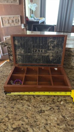 Tazo tea woo storage trinket box