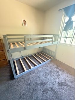 Bunk bed frame