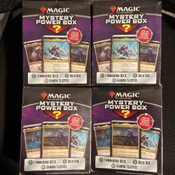MTG 2023 Magic The Gathering Mystery Power Box Commander Deck, Deck Box,  Sleeves for Sale in Federal Way, WA - OfferUp