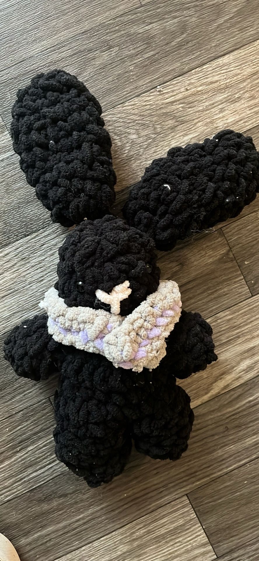 Crochet Black Bunny 