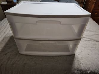 Sterilite 2 drawer storage bin