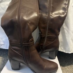 Brown Leather Boots