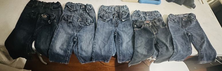 CHILDRENS PLACE BOYS JEAN PANTS 12-18 MONTHS!!