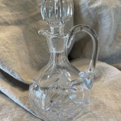 Antique Lead Crystal Vinaigrette 6.25”