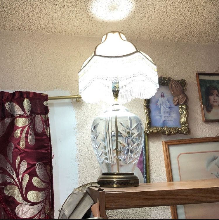 Antique Glass Lamp